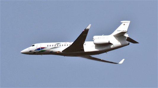 Dassault Falcon 8X D-AGBA VW Air Services from Ingolstadt (4600 ft.)