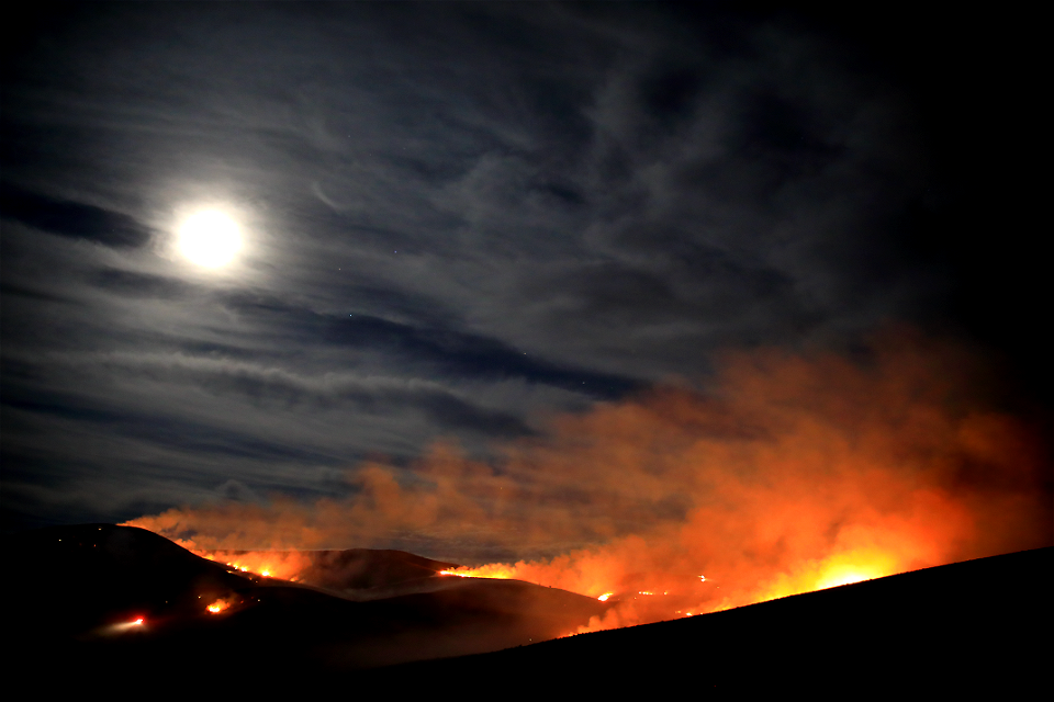 Ross Fork Fire photo