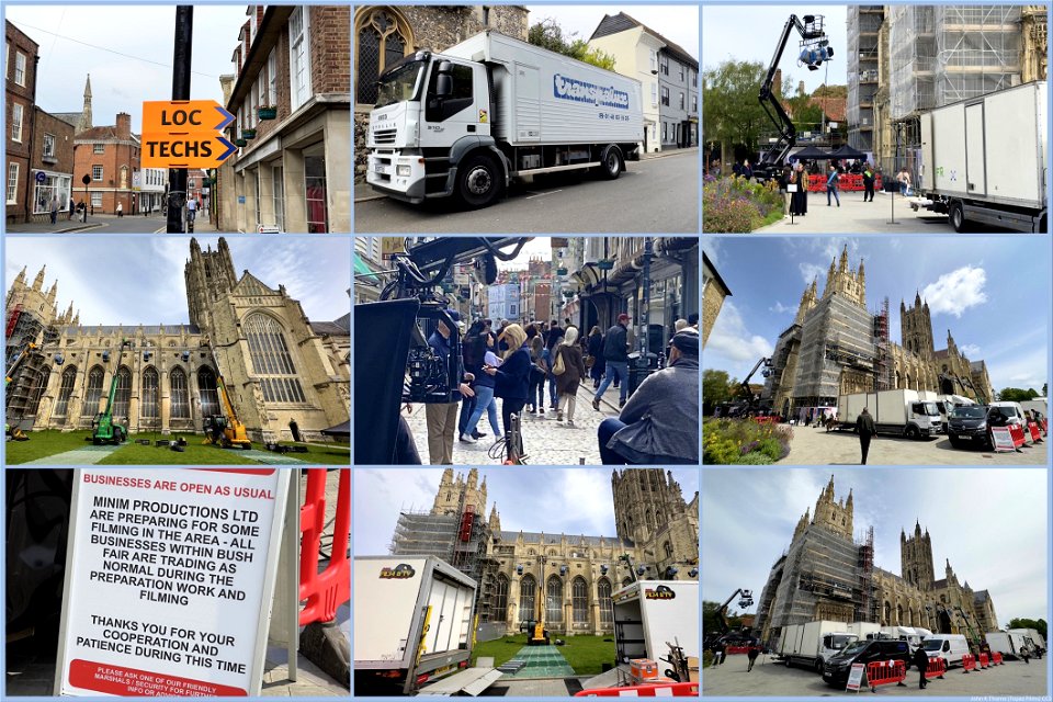 Filming in Canterbury