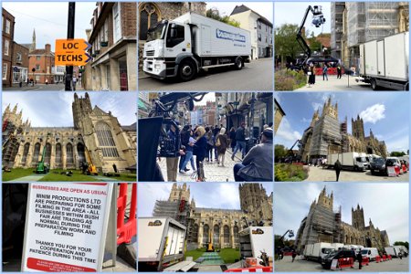 Filming in Canterbury