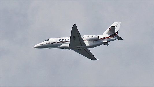 Cessna 680A Citation Latitude CS-LTQ NetJets Europe from Berlin (3300 ft.)