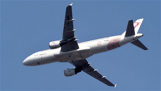 Airbus A320-214 TS-IMR Tunisair from Tunis (7100 ft.) photo