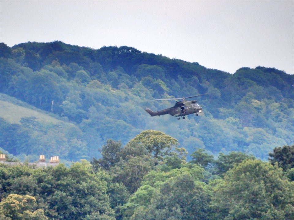 Coming into land.