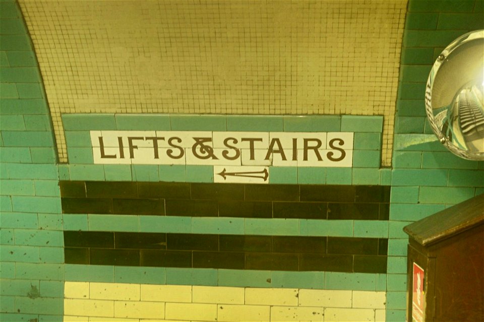Old tile signage at Russel. square