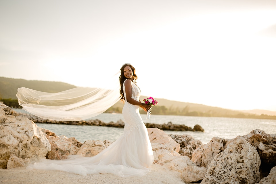 Married couple bride photo