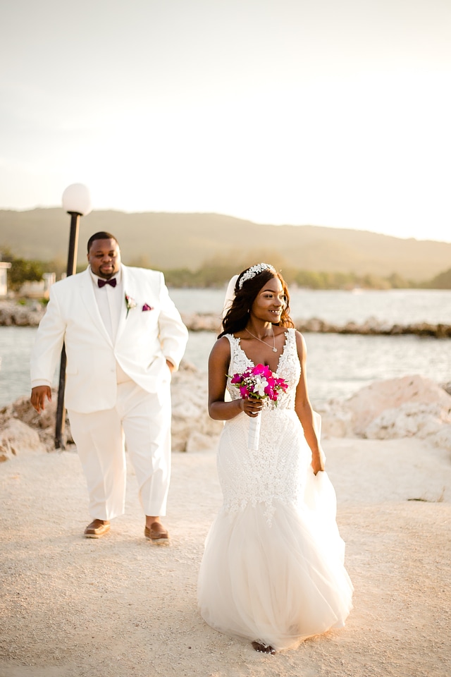 Married couple bride photo