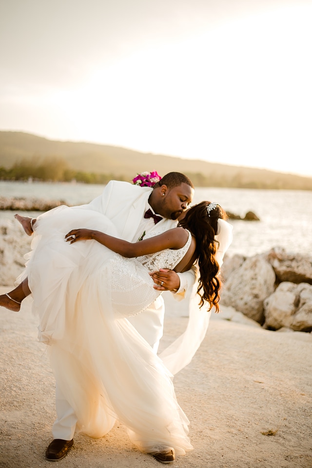 Married couple bride