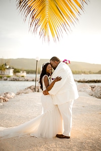 Married couple bride