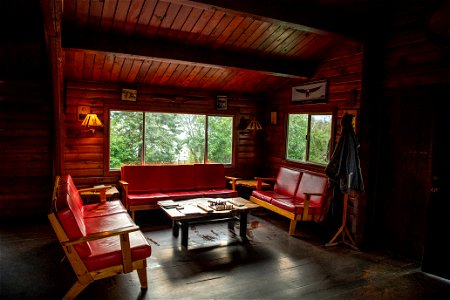 Brooks Lodge interior - Photo courtesy of C. Chapman photo
