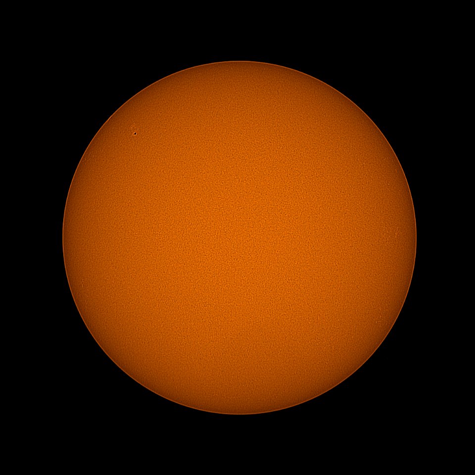 Sun in White Light on 1-4-22
