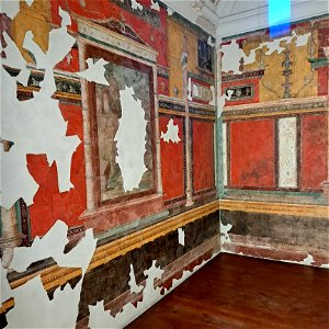 Corner in House of Augustus Roman Forum Rome Italy
