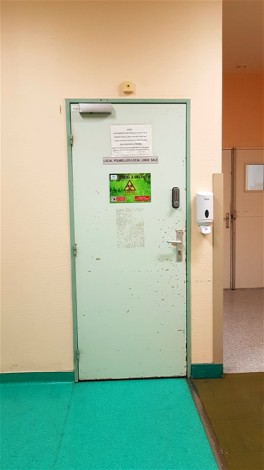 Porte d'hôpital. photo
