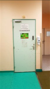 Porte d'hôpital. photo