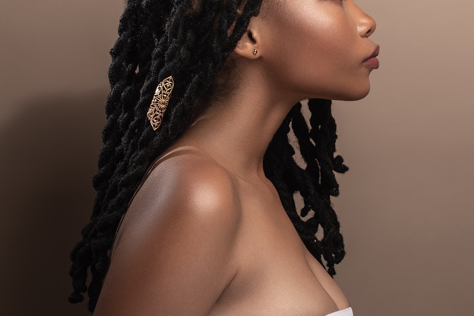 Woman with dreadlocks photo