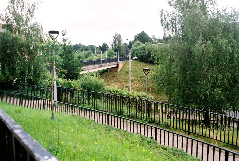 Pedestrian bridge over the Coulsdon Relief Road