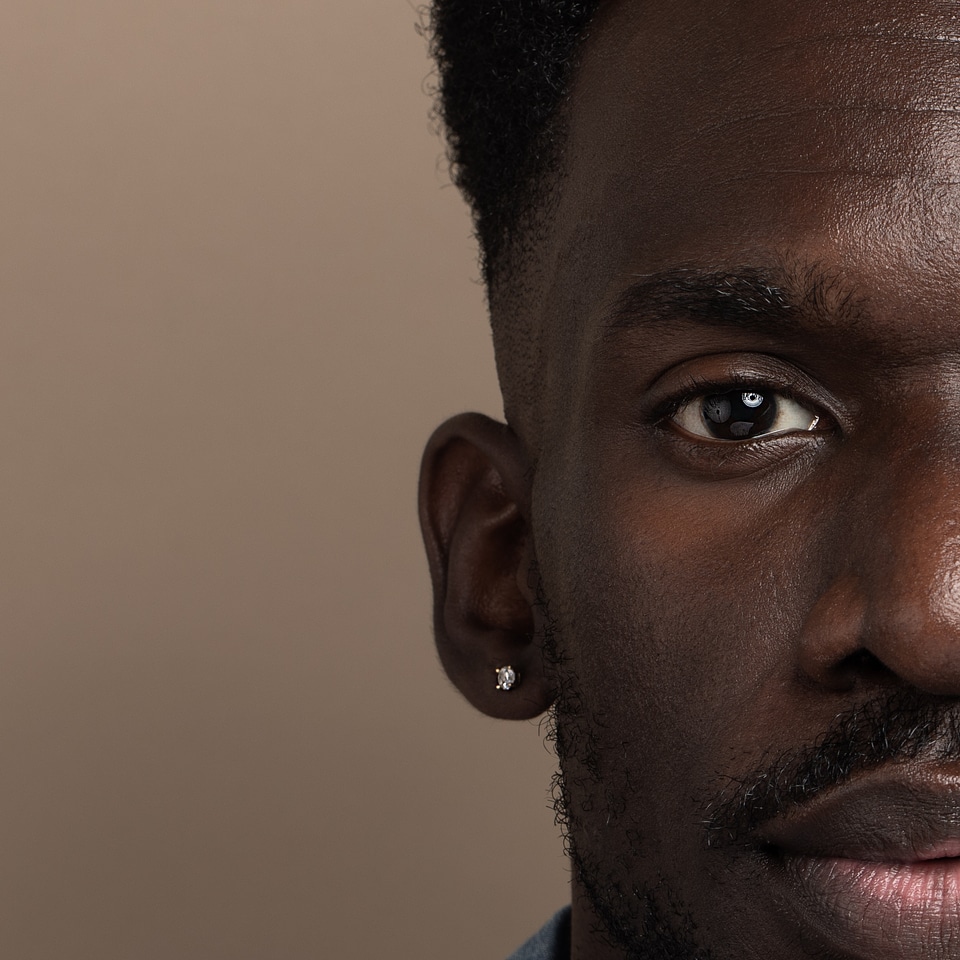 Male portrait face