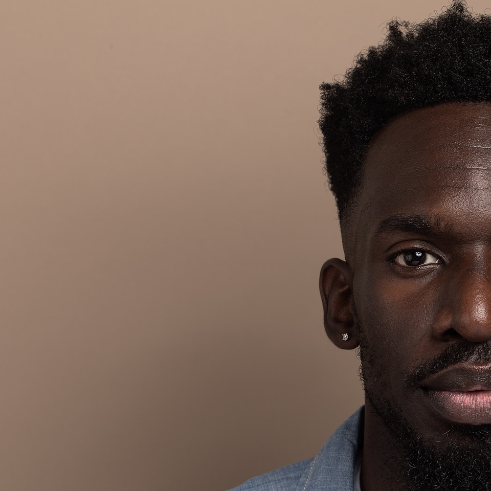 Male portrait face