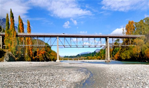 Old Shotover Bridge Otago. photo