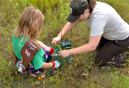 Girl Scouts Prairie Planting photo