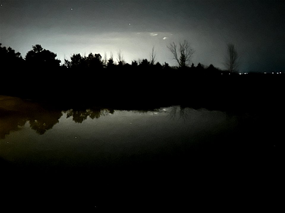 Night Time at the Front Slough