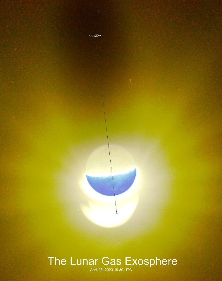 Exosphere of the Moon (Atmosphere of the Moon) photo