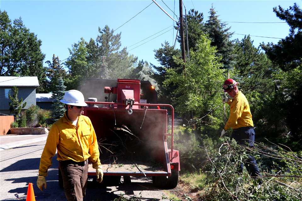 Wood Chipping in Boise