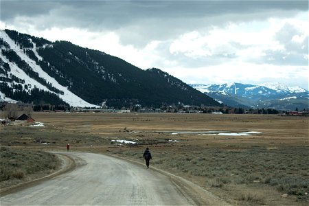 Refuge Road on the National Elk Refuge