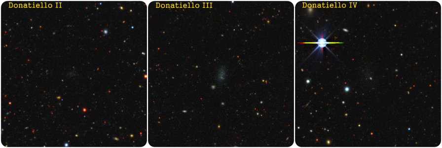 Donatiello II-III-IV dwarf galaxies photo