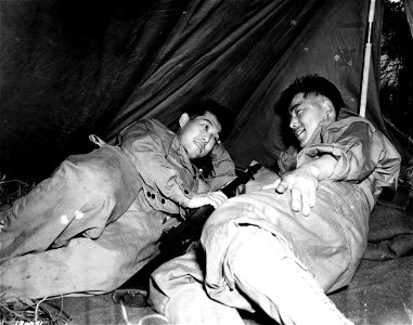 SC 180031 - Japanese Americans in Army train to avenge Pearl Harbor: