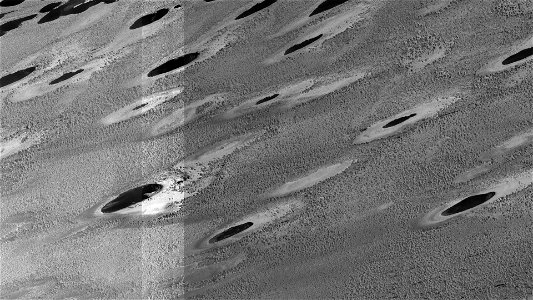 Mounds of the Martian North Pole photo