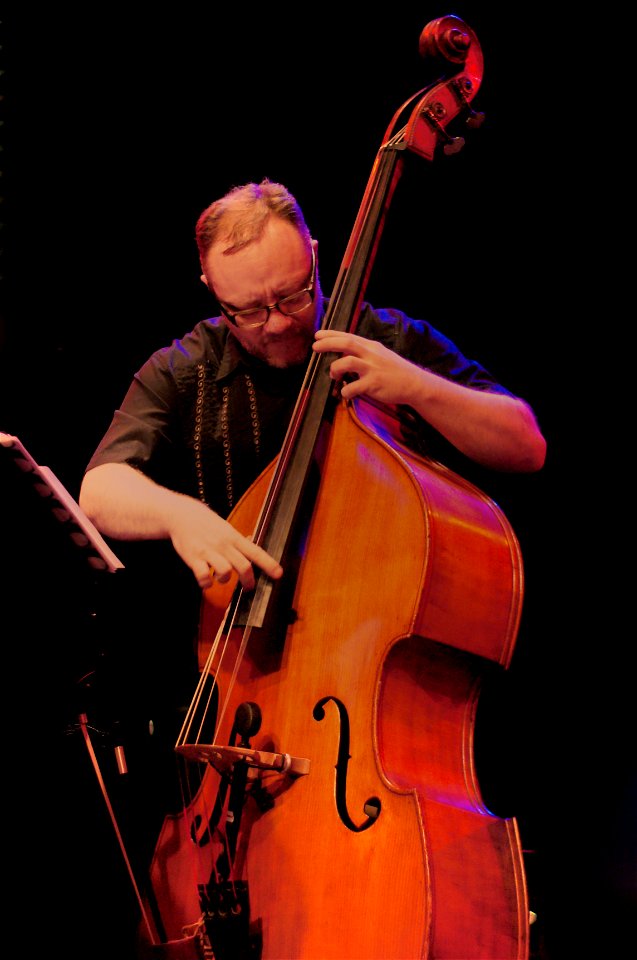 Ingrid Laubrock Quintet  9 maart 2013 BIM Amsterdam - John Hébert