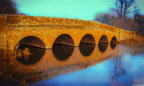 Lancelot 'Capability' Brown designed the Five Arch Bridge and serpentine lake at North Cray Place, now part of Foots Cray Meadows, for Thomas Coventry.