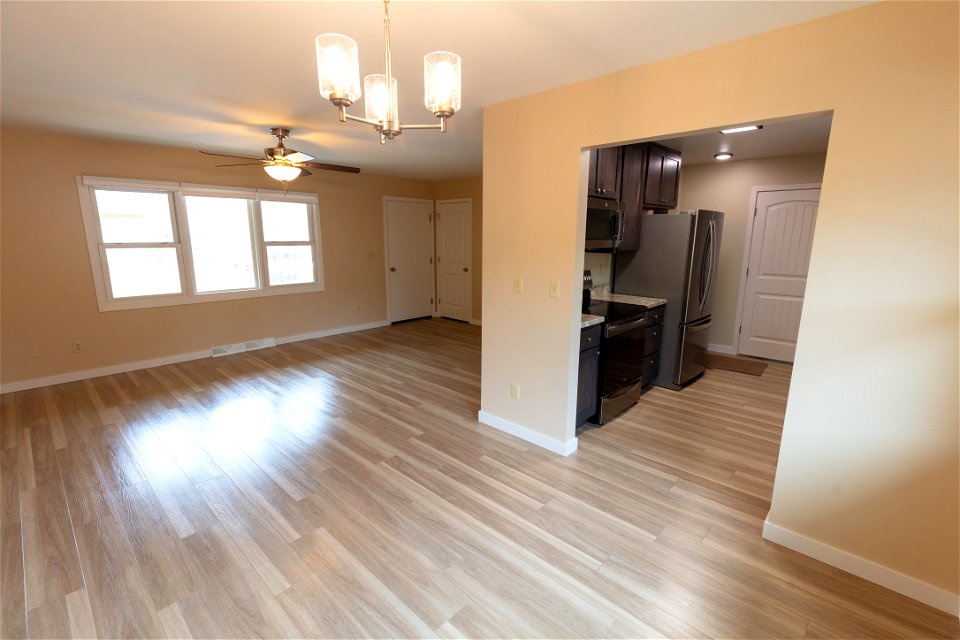 Housing improvement project goal 2: after dining and living room