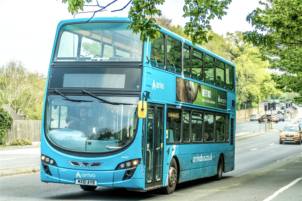 MX61AYB Route 71 to Snodland Railway Station. Seen at A20 Hall Road Aylesford