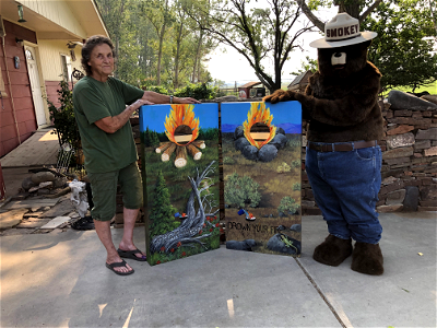 Local Artist Helps with Fire Prevention photo