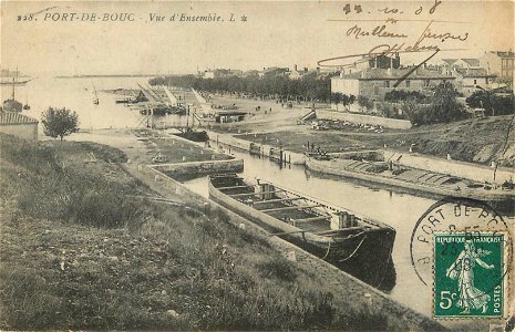 Port-de-Bouc : Entrée du canal de Fos