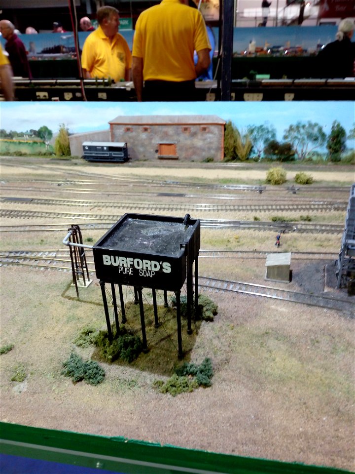 At the model railway exhibition