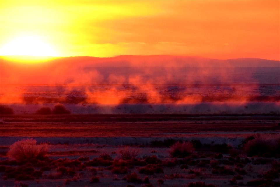Winter Sunrise at Seedskadee National Wildlife Refuge