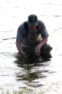 Troy Hamon during Science Camp 2014