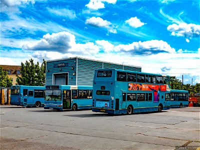 Amazing Skies over Sheerness Bus Garage.