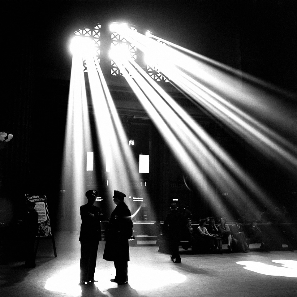 Union station policemen black and white