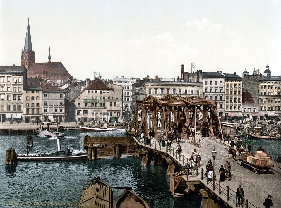 Stettin in the late 19th century in Szczecin