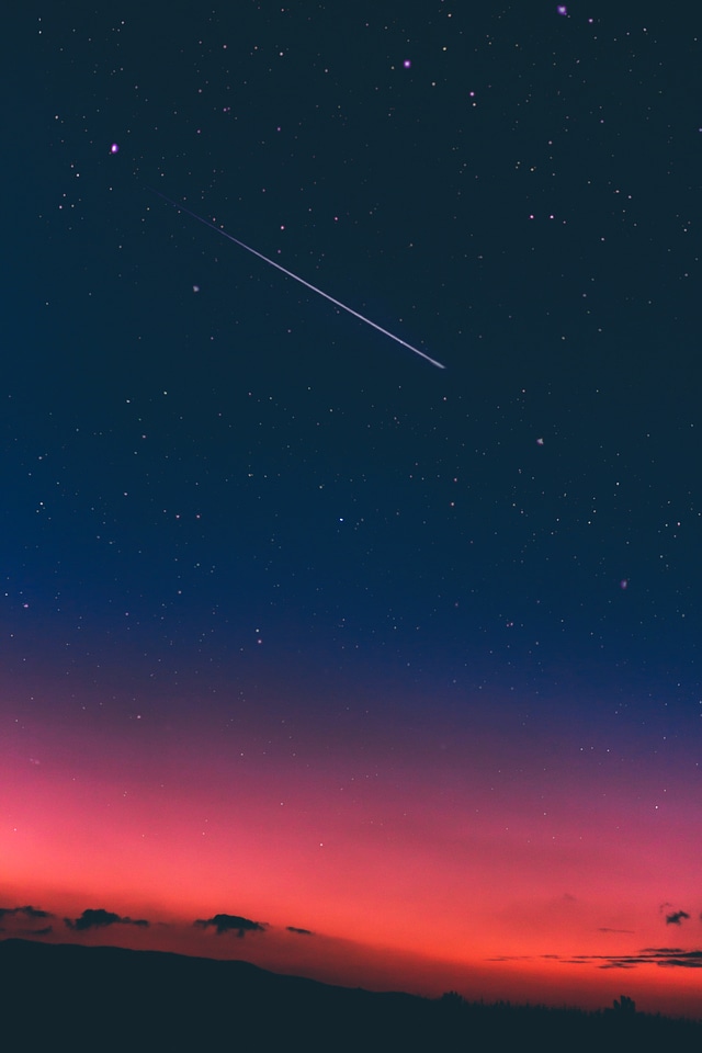 Night Sky with Shooting Star