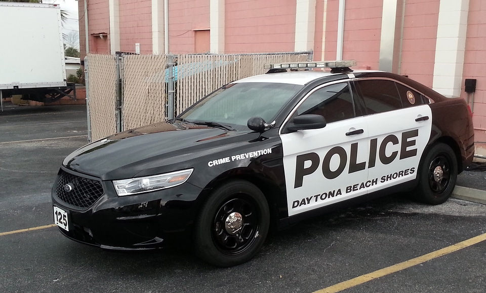 Police Car of Daytona Beach Shores, Florida