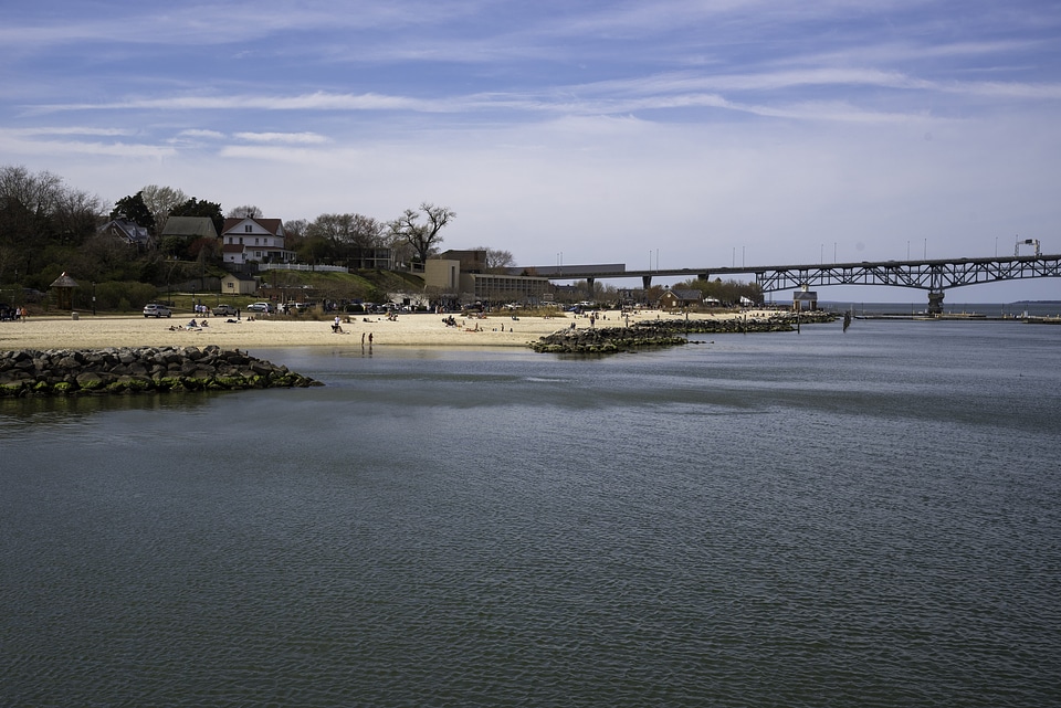 Yorktown Beach by the York River in Virginia