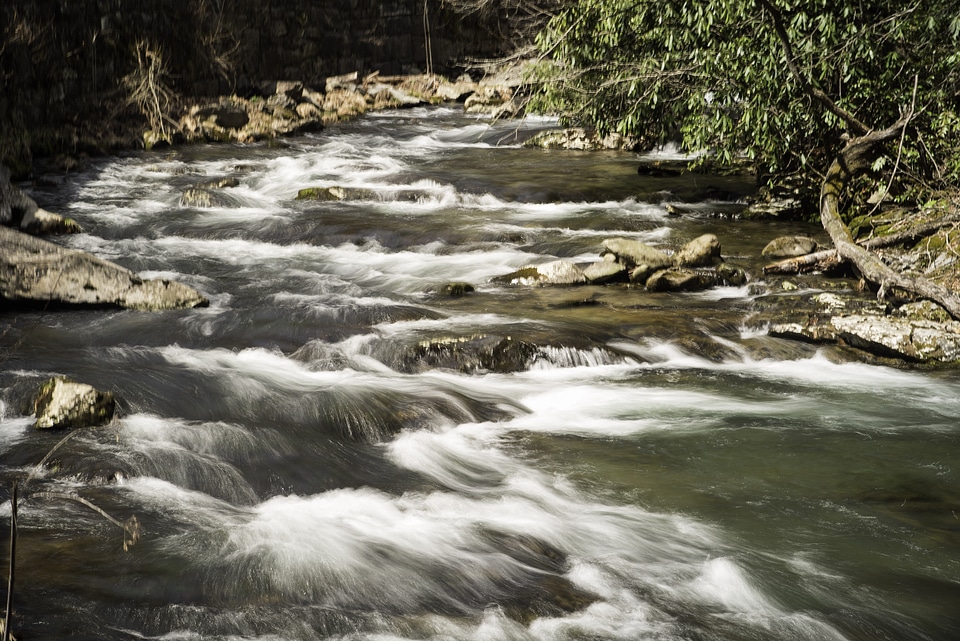 Rapids on the River in Great Smoky Mountains National Park, North Carolina