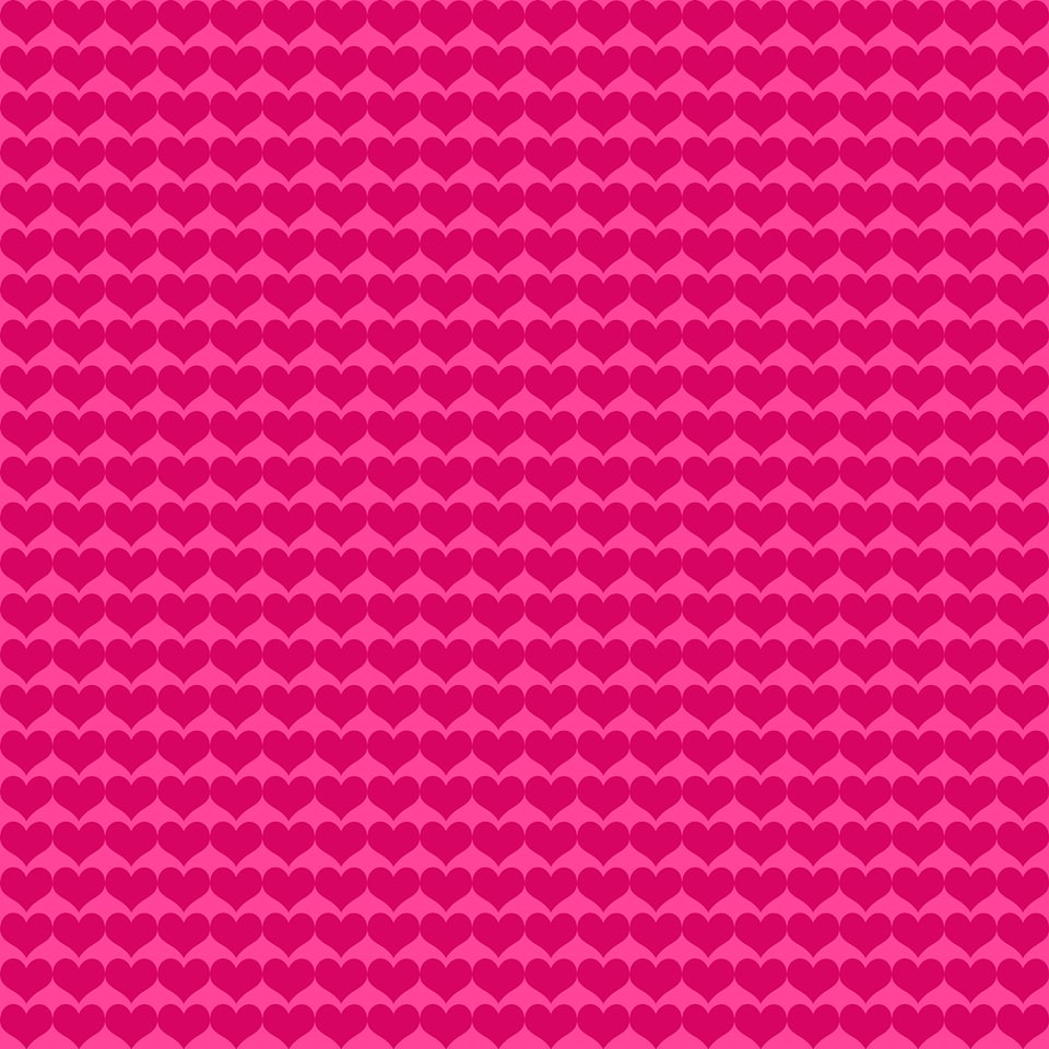 Background of pattern of hearts