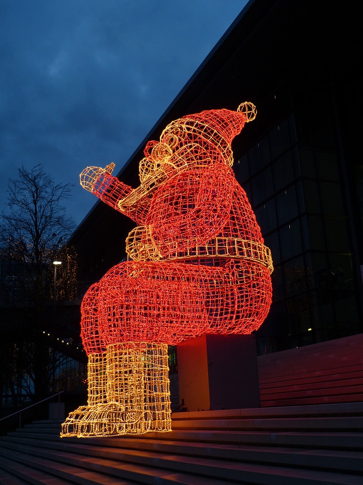 Advent christmas time illuminated