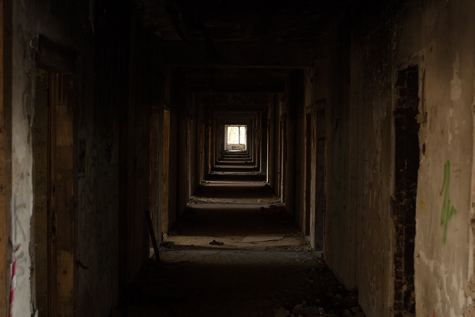 Dark Corridor in Russia photo