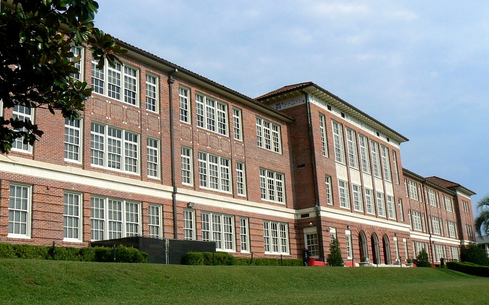 Leon High School building in Tallahassee, Florida